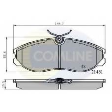 CBP0447 COMLINE Комплект тормозных колодок, дисковый тормоз