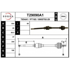 T29090A1 EAI Приводной вал