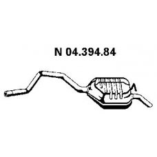 04.394.84 EBERSPACHER Глушитель выхлопных газов конечный