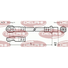 LH0233 DELPHI Тормозной шланг