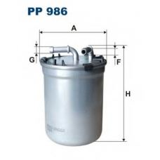 PP986 FILTRON Топливный фильтр