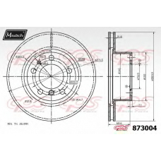 873004.6980 MAXTECH Тормозной диск