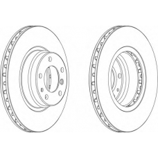 DDF624-1 FERODO Тормозной диск