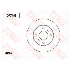 DF7452 TRW Тормозной диск