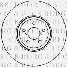 BBD5959S BORG & BECK Тормозной диск