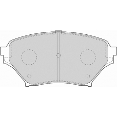 FD7072A NECTO Комплект тормозных колодок, дисковый тормоз