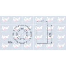 15-3236 IPD Натяжной ролик, ремень грм