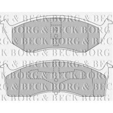 BBP1465 BORG & BECK Комплект тормозных колодок, дисковый тормоз