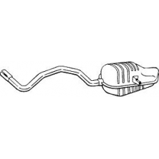 279-431 BOSAL Глушитель выхлопных газов конечный