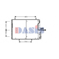 122950N AKS DASIS Конденсатор, кондиционер