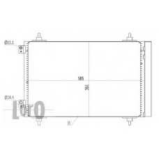 016-016-0024 LORO Конденсатор, кондиционер