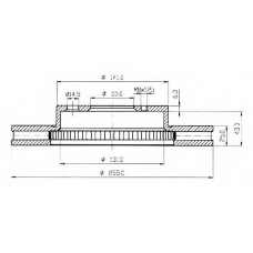 BDC4615 QUINTON HAZELL Тормозной диск