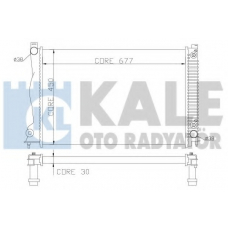 353200 KALE OTO RADYATOR Радиатор, охлаждение двигателя