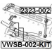 VWSB-002-KIT FEBEST Опора, стабилизатор