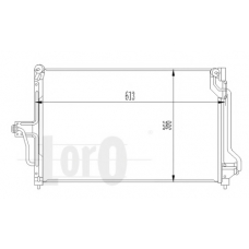 037-016-0001 LORO Конденсатор, кондиционер