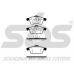 1501224736 S.b.s. Комплект тормозных колодок, дисковый тормоз