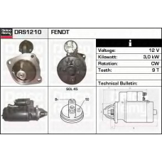 DRS1210 DELCO REMY Стартер