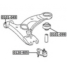 0101-099 ASVA Подвеска, рычаг независимой подвески колеса