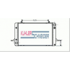 1800451 KUHLER SCHNEIDER Радиатор, охлаждение двигател