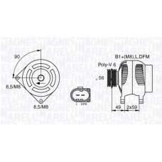 063533250010 MAGNETI MARELLI Генератор