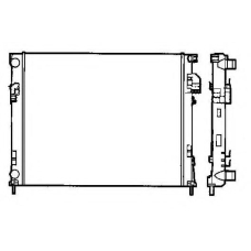 58333 NRF Радиатор, охлаждение двигателя