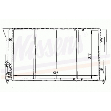 65287 NISSENS Радиатор, охлаждение двигателя