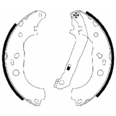 8DB 355 002-921 HELLA Комплект тормозных колодок