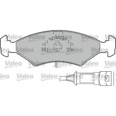 598334 VALEO Комплект тормозных колодок, дисковый тормоз