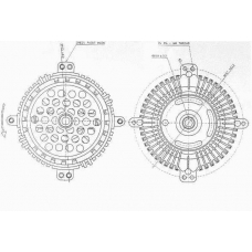 BFC045 BUGIAD Сцепление, вентилятор радиатора