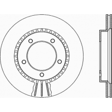 BDA2113.20 OPEN PARTS Тормозной диск