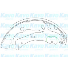 KBS-7407 KAVO PARTS Комплект тормозных колодок
