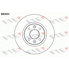 BS3552 FTE Тормозной диск