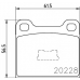 2022802 TEXTAR Комплект тормозных колодок, дисковый тормоз