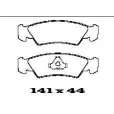 BL1264A1 FTE Комплект тормозных колодок, дисковый тормоз