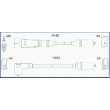 134717 Huco Комплект проводов зажигания