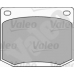 540034 VALEO Комплект тормозных колодок, дисковый тормоз