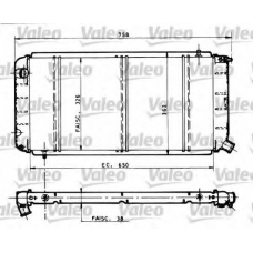 810815 VALEO Радиатор, охлаждение двигателя