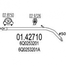 01.42710 MTS Труба выхлопного газа