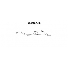 VW80049 VENEPORTE Глушитель выхлопных газов конечный