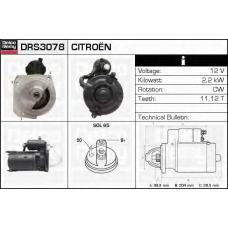 DRS3078 DELCO REMY Стартер