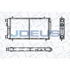 RA0020060 JDEUS Радиатор, охлаждение двигателя