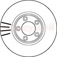 562145B BENDIX Тормозной диск