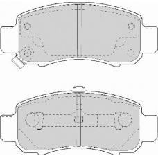 FD7074A NECTO Комплект тормозных колодок, дисковый тормоз