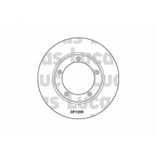 DF1209 TRW Тормозной диск