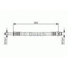 1 987 476 295 BOSCH Тормозной шланг