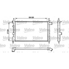 883881 VALEO Радиатор, охлаждение двигателя