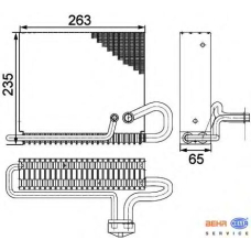 8FV 351 330-271 HELLA Испаритель, кондиционер