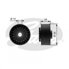 T39056 GATES Натяжной ролик, поликлиновой  ремень