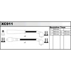 XC911 QUINTON HAZELL Комплект проводов зажигания