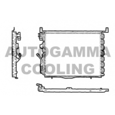 101728 AUTOGAMMA Конденсатор, кондиционер